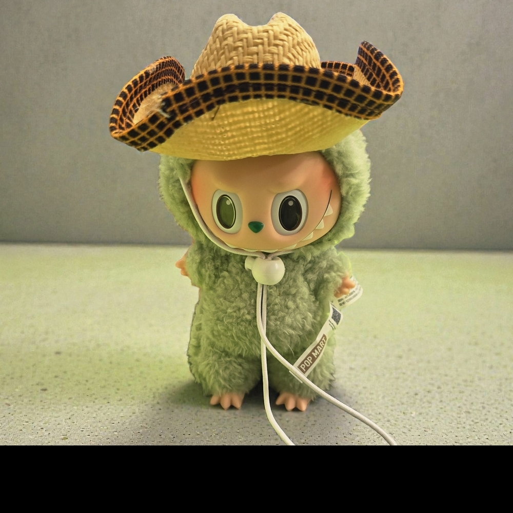 Labubu Cowboy Straw Hat